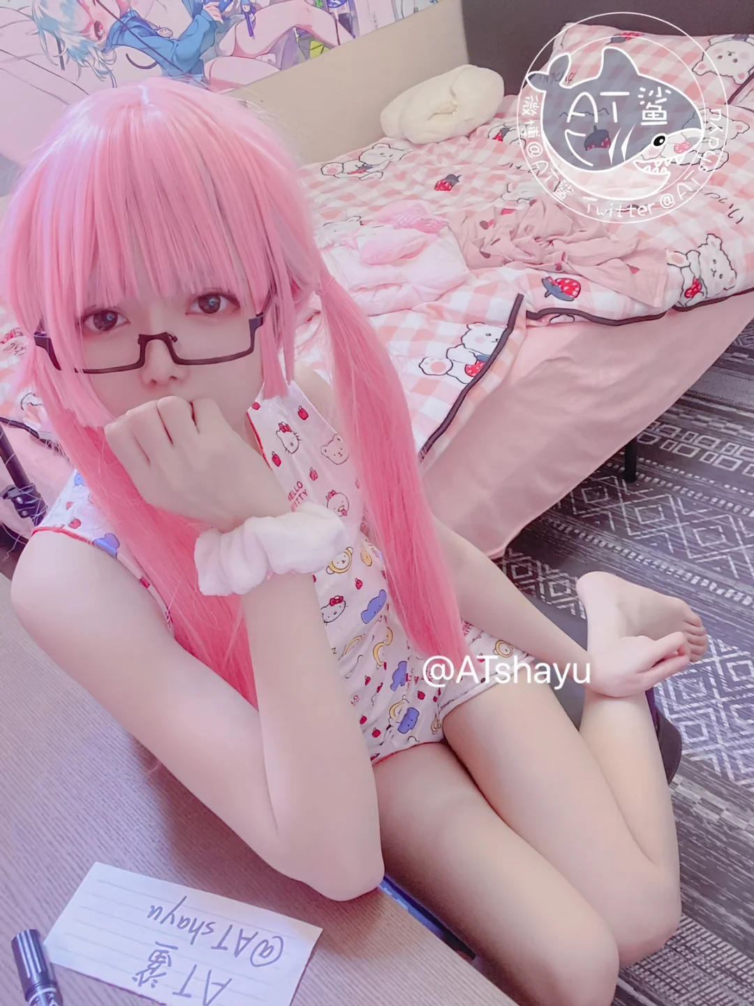 AT鲨 - 居家鲨鲨 [49P-75MB] tg@simisebaisi 【丝足阁】009.webp